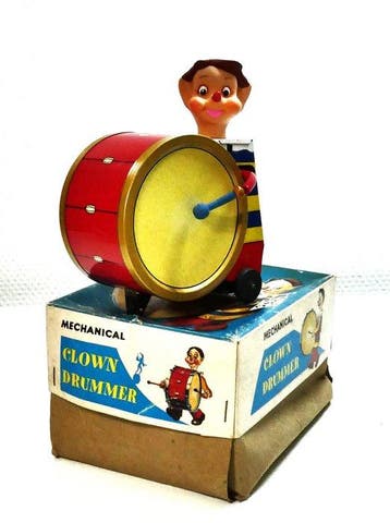 Daiya (Japan) # - Blikken speelgoed - Mechanische Drummer