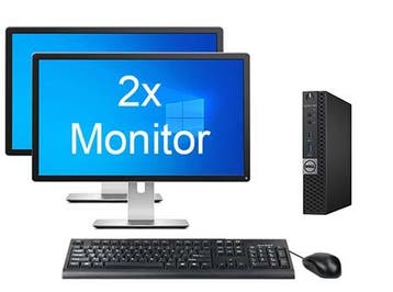 ACTIE: Dell OptiPlex 7050 Micro i5 7e Gen incl. 2 Monitoren, Computers en Software, Desktop Pc's, 8 GB, 120 GB, Nieuw, Ophalen of Verzenden