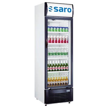 Drankenkoeling | 382L | Zwart/Wit | 0°C/+10°C | Geventileerd, Verzenden, Nieuw in verpakking