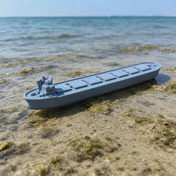 Gedetailleerd Miniatuur Vrachtschip Model - Container Cargo, Watersport en Boten, Verzenden, Nieuw
