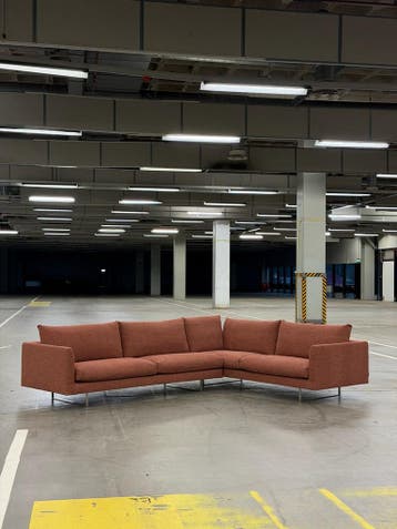 Montis Axel Hoekbank | Boucle | NIEUWSTAAT + Garantie, 300 cm of meer, Ophalen of Verzenden, Zo goed als nieuw, Bank Hoekbank Bankstel Bankje Loungebank Banken Chaise Lounge 