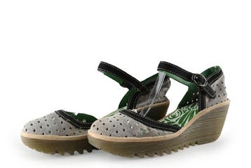 Fly London Sleehakken in maat 38 Zwart, Verzenden, Zwart, Zo goed als nieuw, Schoenen met hoge hakken