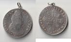 Écu 1050 France zilveranhaenger Ludwig Xiv Ecu Aux 8 L 17.., Postzegels en Munten, Verzenden
