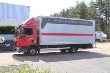 Veiling: Bakwagen Vrachtwagen MAN TGL 8.180 4x2 Diesel 2009, MAN, Rood, BTW verrekenbaar, Handgeschakeld