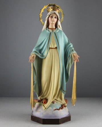 Olot - Beeldje - Our Lady of the Miraculous Medal - Hout,