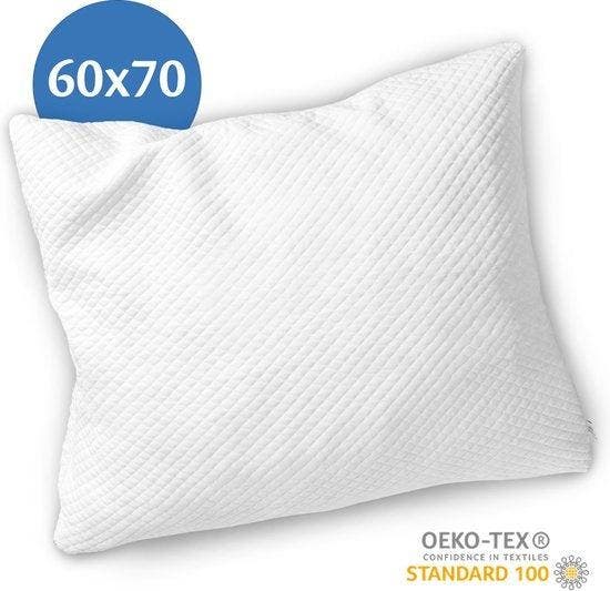 2dekans | EL-Life Hoofdkussen Nekklachten - 60 x 70cm -, Huis en Inrichting, Slaapkamer | Beddengoed, Zo goed als nieuw, Ophalen of Verzenden