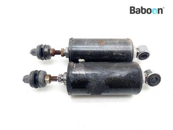 Achter Schokbreker Set Harley-Davidson FXSTD Softail Deuce, Verzenden, Gebruikt