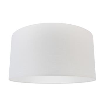 Stoffen lampenkap wit 50/50/25, Huis en Inrichting, Lampen | Lampenkappen, Verzenden, Nieuw, Wit, Rond