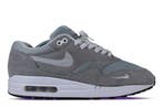 Nike Air Max 1 Grey Mini Swoosh (1999) • 40 42 43, Kleding | Heren, Schoenen, Ophalen of Verzenden, Nieuw, Nike, Sneakers of Gympen