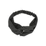 Haarband Twist 5cm – Stippenprint – Zwart, Sieraden, Tassen en Uiterlijk, Uiterlijk | Haarverzorging, Nieuw