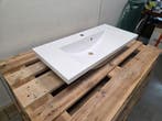 Wastafel – 80 x 36 cm – Ondiep – Polybeton – 1 Kraangat –, Ophalen of Verzenden, Nieuw, Bad