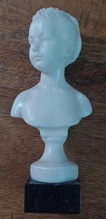 Buste, Louise brongniard - 16 cm - Marmer, Albast, Antiek en Kunst
