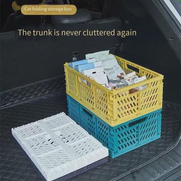 Opvouwbare Opbergkratten - Stapelbare Plastic Manden voor Th, Doe-het-zelf en Verbouw, Verzenden, Nieuw