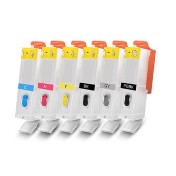 Geschikt Canon Pgi-525 & Cli-526 serie + GRIJS Navulbare, Nieuw, Cartridge, Inktmedia