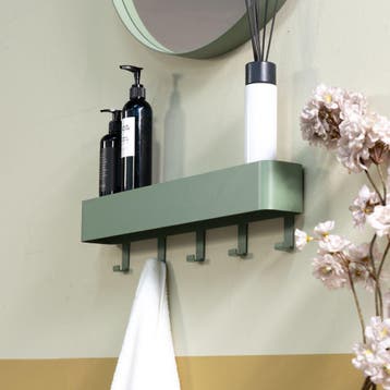 Spinder Design Dax Play 5 wandkapstok - dusty green, Verzenden, Nieuw