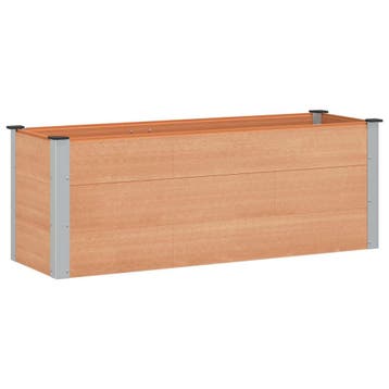 vidaXL Verhoogde plantenbak Bruin 150 x 50 x 54 cm, Verzenden, Nieuw, Minder dan 60 cm, 30 tot 60 cm