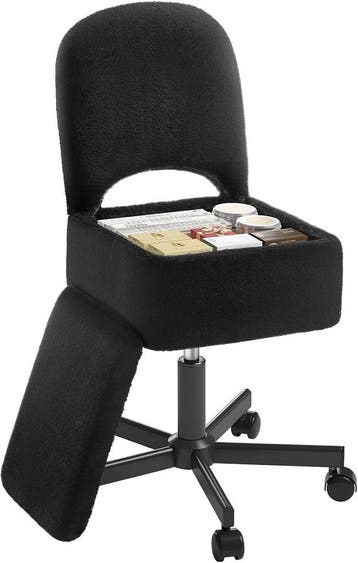 Kaptafel kruk met opbergruimte - Rolstoel - Wit - Rolanstar, Verzenden, Zo goed als nieuw