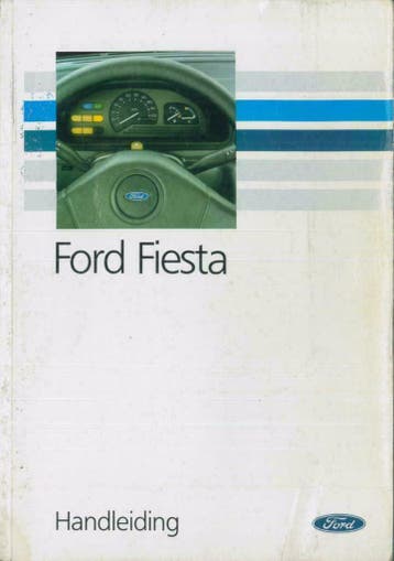 1990 Ford Fiesta instructieboekje handleiding Nederlands!, Verzenden