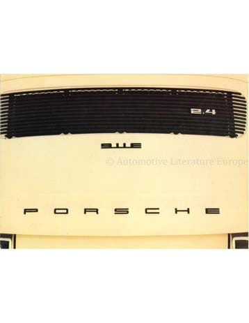 1972 PORSCHE 911 BROCHURE DUITS, Nieuw, Porsche, Author