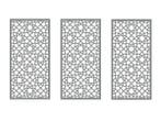 Veiling - 3x Composiet terrasscherm Alhambra 180x90cm, Tuin en Terras, Nieuw