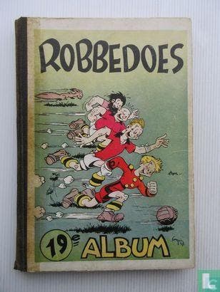 Baard en Kale - Robbedoes album 19 - 1946, Eén stripboek, Verzenden, Gelezen, Amstel, Dineur, Fernand, Evrard, Georges, Franquin, André, Gillain, Joseph, Godwin, Frank, Harman, Fred, Hubinon, Victor, Mayeu, Max, Ritt, William, Siegel, Jerome, Walsh, Brandon.