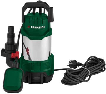 Dompelpomp - Vuilwaterpomp - 1100W - Groen - Parkside, Verzenden, Zo goed als nieuw