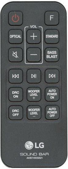 LG AKB74935621 afstandsbediening, Audio, Tv en Foto, Afstandsbedieningen, Verzenden, Nieuw