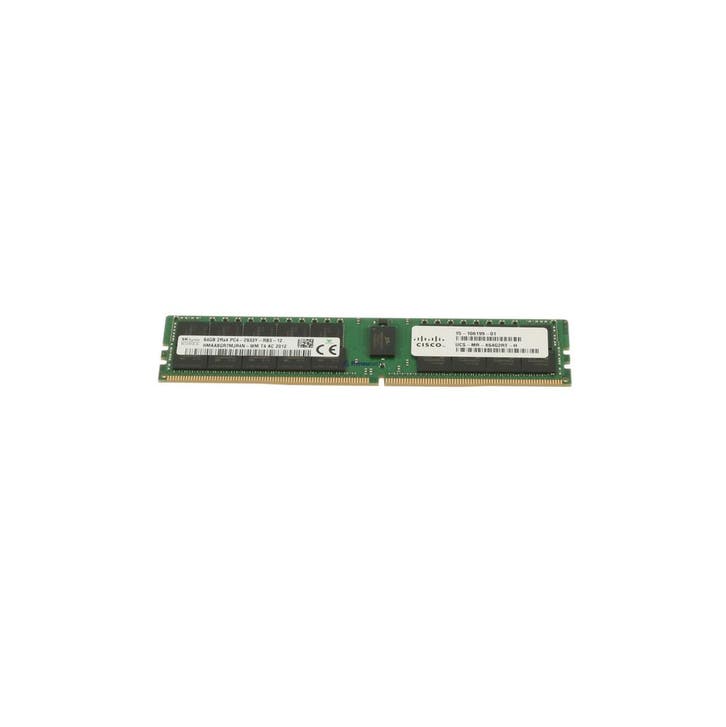 Cisco UCS-MR-X64G2RT-H , 64 GB DDR4-2933-MHz RDIMM/2Rx4, Computers en Software, Pc- en Netwerkkabels, Refurbished, Ophalen of Verzenden