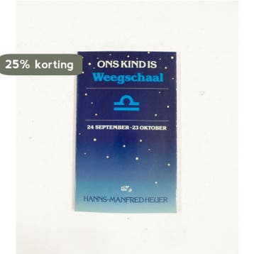 Ons kind is weegschaal - Heuer 9789024646128, Verzenden, Gelezen, Heuer