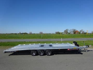 Brian James T Transporter FULL OPTIONS afm. 550x224cm 3500kg, Auto diversen, Aanhangers en Bagagewagens, Ophalen, Nieuw