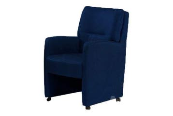 Eetkamerstoel Cosy - eetkamerstoelen - Blauw, Nieuw, Blauw, Stof