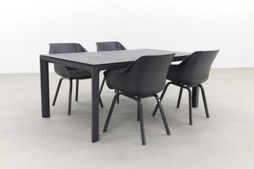 Hartman Sophie/Baltimor 180 cm. tuinset - 5-delig, Verzenden, Nieuw, Kunststof, Tuinset