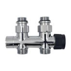 Thermrad Veraline H-blok 1/2 recht verchroomd, Verzenden, Nieuw