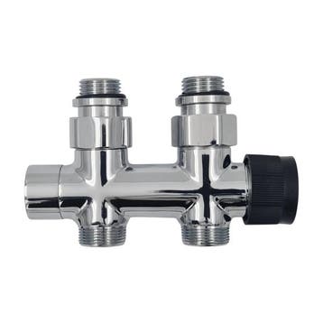Thermrad Veraline H-blok 1/2 recht verchroomd, Verzenden, Nieuw