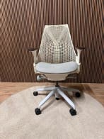 Witte Herman Miller Sayl Bureaustoel - Refurbished, Huis en Inrichting, Bureaustoelen, Verzenden, Wit, Zo goed als nieuw, Bureaustoel