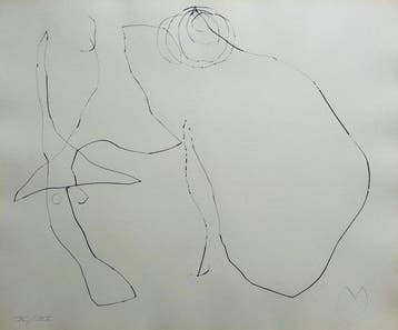 Joan Miro (1893-1983) - Flux de laimant - Pointe-sèche