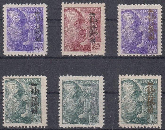 Spanje 1939 - Patriotische Málaga. Conde Ciano. - Edifil, Postzegels en Munten, Postzegels | Europa | Spanje
