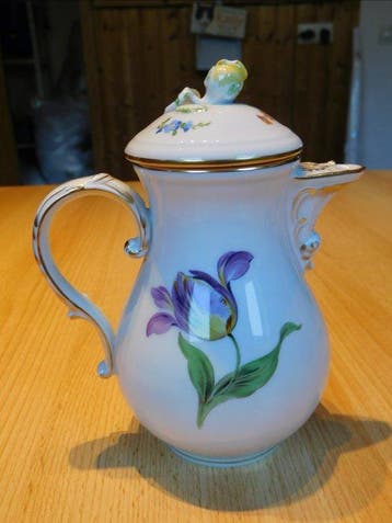 Meissen - Koffiepot - Moccakanne - Porselein