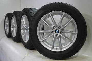 BMW X3 X4 G01 G02 618 18 inch velgen Pirelli Runflat Winterb, 18 inch, Gebruikt, Velg(en), Winterbanden