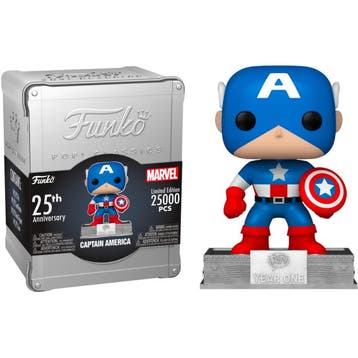 Funko Pop  The  Captain America 25th  s 2023 Fall, Verzenden, Nieuw