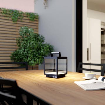 Blooboost LED Draagbare oplaadbare terras tafellamp IP 54, Modern, elegant en functioneel ontwerp, Nieuw, Ophalen of Verzenden