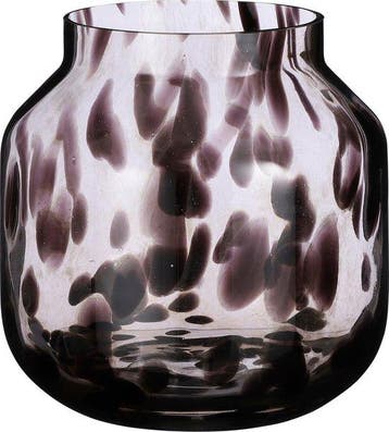 2dekans | Mica Decorations Pantera Vaas - Glas - Bruin met, Ophalen of Verzenden, Zo goed als nieuw