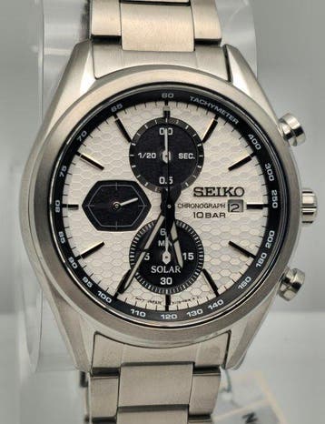 Seiko - Panda Honeycomb Dial - Papers - New - Zonder