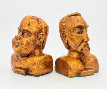 Figuur - Don Quijote y Sancho Panza - Gips