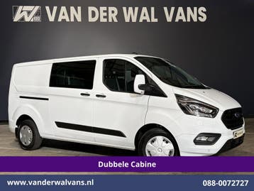 Ford Transit Custom | 2.0 TDCI 131pk Automaat L2H1 Dubbele, Automaat, Gebruikt, Euro 6, Wit