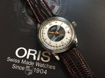 Oris - Pointer Dial Bitono Texturizado Anti-Shock - Zonder, Sieraden, Tassen en Uiterlijk, Nieuw