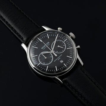 Norton - Ovidio - Vintage Chronograph - Quadrante Guilloché, Sieraden, Tassen en Uiterlijk, Nieuw