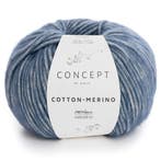 Katia Concept Cotton-Merino - 115 jeansblauw - Katoen/Meri, Ophalen of Verzenden, Nieuw