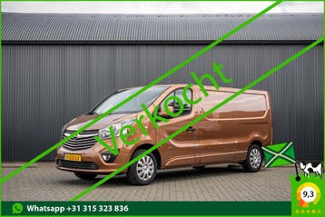 Opel Vivaro 1.6 CDTI L2H1 120PK | 3-Zits | Cruise | Airco, Stof, Gebruikt, Bruin, Lease