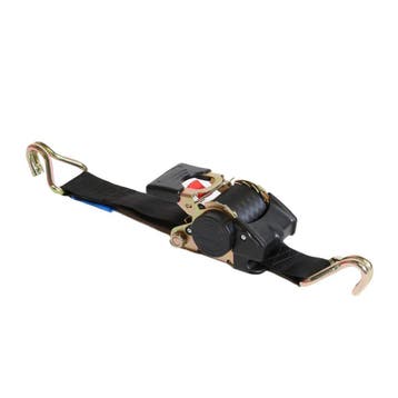 Zelfoprollende Spanband 50 mm 1,5 ton 3M Zwart, Verzenden, Nieuw